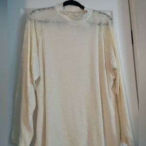 Lace mini turtleneck. Never worn. NWT from Maurice’s